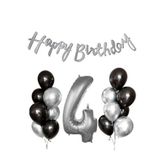 Siyah Gümüş Lateks Yaş Balon Seti, 4