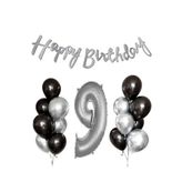 Siyah Gümüş Lateks Yaş Balon Seti, 9