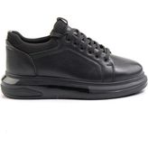 Siyah Hakiki Deri Erkek Sneaker E01811099343