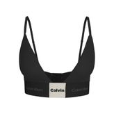Siyah Kadın Unlined Triangle Bralet