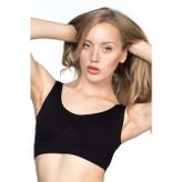 Siyah Mı Emay 4005 Soft Kalın Askı Büstiyer - Siyah - 3XL