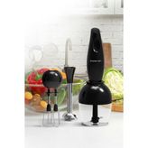 Siyah Mini Blender Seti, Pratik ve Şık Mutfak Ürünü - Ahşap