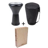 Siyah Misir Darbuka + Seyahat Kajon Cajon