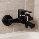 Siyah Mix Aç Kapa Banyo Bataryası