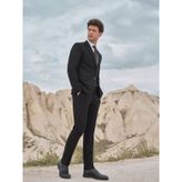 Siyah Modern Fit Takım Elbise