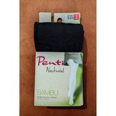Siyah Natural Bambu Külotlu Çorap - 2
