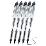 Siyah Pilot Kalem Ub-200 Vision Elite 0.8Mm 5 Adet Uniball Pilot Kalem 0.8 Mm Roller Uçlu Pilot Kalem İnce Uçlu Likit