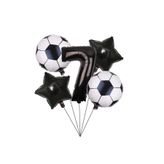 Siyah Rakam Folyolu Yaş Balon Set, 7