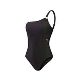 Siyah Speedo Kadın Yüzücü Mayosu SPDSCU ASYMTRC 1PC AF BLK 8-0036990001