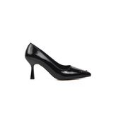 Siyah Stiletto Kadın Topuklu Ayakkabı