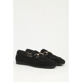 Siyah Süet Kadın Loafer PC-55228 - Siyah Suet