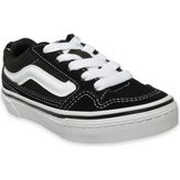 Siyah Vans VN0005W6-K Caldrone Sneakers Kız Çocuk Spor Ayakkabı Tekstil Düz Taban ile Rahat Kullanım