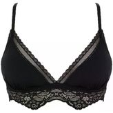 Siyah Yakaları Dantelli Mıcro Bralet Ds200475br