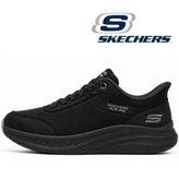 Skechers 118158TK BBK Bobs Moda Flex Siyah Erkek Spor Ayakkabı