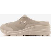 Skechers 12714TK TPE Fashion Fit Bej Kadın Arkası Açık Spor Ayakkabı