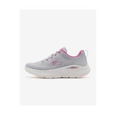 Skechers 129423 GYPK Go Run Lite Gri Kadın Koşu Ayakkabısı