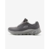 Skechers 149057TK GYMN Arch Fit - Big Appeal Gri Kadın Spor Ayakkabı
