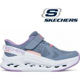 Skechers 303684L SLT Max Cushioning Glide-step Gri Çocuk Spor Ayakkabı