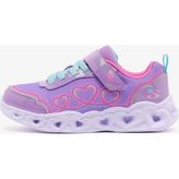 Skechers 303736L LVMT Heart Lights Mor Çocuk Işıklı Spor Ayakkabı