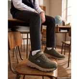 Skechers 406334L OLV Elite Sport Tread-aquavek Yeşil Çocuk Spor Ayakkabı