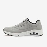 Skechers 52458 LGBK Uno - Stand On Air Gri Erkek Spor Ayakkabı