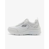 Skechers 896294TK-WSL Fashion Fit Beyaz Kadın Koşu ve Yürüyüş Ayakkabısı