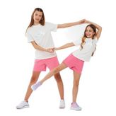 Skechers Essential G Short Sleeve T-Shirt Kız Çocuk Gs Kırık Beyaz Tshirt