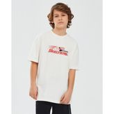 Skechers Graphic Tee B Short Sleeve Büyük Erkek Çocuk Beyaz Tshirt Sk241020-102 - Kırık Beyaz - 7 - 8 Yaş