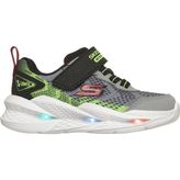 Skechers Meteor-Lights 2.0 Büyük Erkek Çocuk Gri Işıklı Spor Ayakkabı Hafif ve Esnek Tabanlı