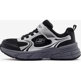 Skechers Retro-Graph Büyük Erkek Çocuk Spor Ayakkabı Gri Renkli Nefes Alabilir Yapı ile Günlük Kullanıma Uygun