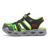 Skechers THERMO-SPLASH - HYDRO-FLARE Boys Gs Siyah Işıklı Sandalet Yürüyüş AyakkabısıErkek Çocuk