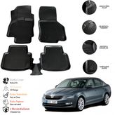 Skoda Octavıa 2019 3D Havuzlu Paspas OTL