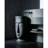 Skull Antrasit Monoblok Lavabo