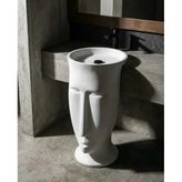 Skull Beyaz Monoblok Lavabo