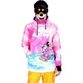 Sky Bayan Snowboard ve Kayak Montu / SS7619 - Pembe