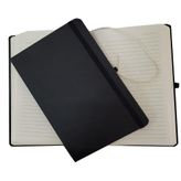 Skygo Deri çizgili Defter (Siyah)