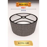 Skygo Koyu Gri Lambader Başlığı 35 CM Mega Boy