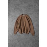 Slatra Erkek Kahve Basic Bisiklet Yaka Oversize Sweatshirt