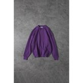 Slatra Erkek Mor Basic Bisiklet Yaka Oversize Sweatshirt