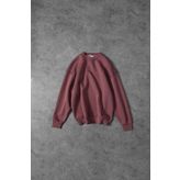 Slatra Erkek Mürdüm Basic Bisiklet Yaka Oversize Sweatshirt