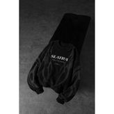 Slatra Erkek Siyah Slatang Oversize Sweatshirt