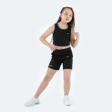 Slazenger DEVARAJ IN Kız Çocuk Cepli Siyah Şort - 6 - 7 Yaş
