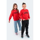 Slazenger Duna In Kırmızı Unisex Çocuk Sweatshirt