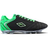 Slazenger HUGO KR Erkek Krampon Siyah / Yeşil Futbol Ayakkabısı - Siyah - Yeşil