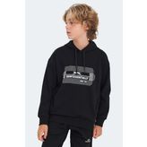 Slazenger LAYO Unisex Çocuk Sweatshirt Siyah