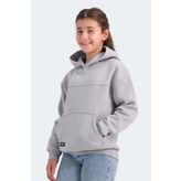 Slazenger LENE Unisex Çocuk Sweatshirt Taş Gri