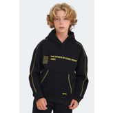 Slazenger LEVON Unisex Çocuk Sweatshirt Siyah