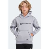 Slazenger Levon Unisex Çocuk Sweatshirt Taş Gri