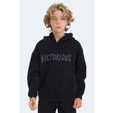 Slazenger LEXUS Unisex Çocuk Sweatshirt Siyah