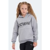 Slazenger LEXUS Unisex Çocuk Sweatshirt Taş Gri